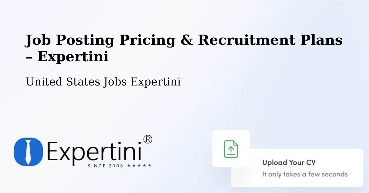 Job Posting Pricing & Recruitment Plans – Chickasha - Chickasha, United States Jobs Expertini